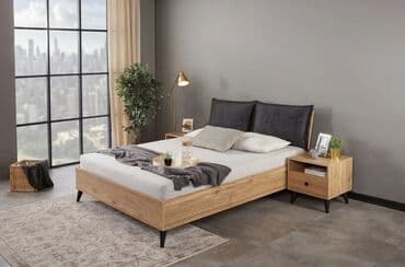 həsənoğlu mebel şirkəti: İkinəfərlik çarpayı, 2 tumba, Dolab, Komod, Türkiyə, Yeni — 4