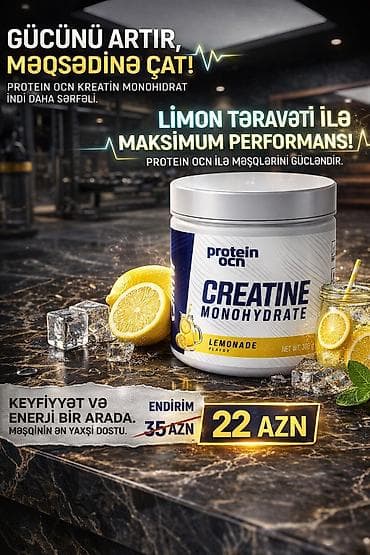 sport walvar: Kreatin Protein Ocean, Çəki: 501 - 750 g, Yeni — 1