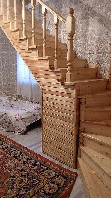 satiq evler: Satılır: iki mərtəbəli həyət evi - Ümumi plan: 2 mərtəbə, fasadda — 6