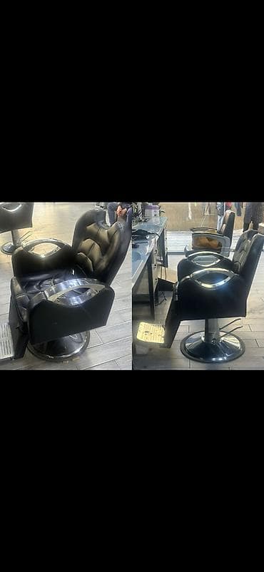barber kreslo: Bərbər kreslosu satılır. 5 ədədi. Qiymət: 200 AZN (1 ədədi). Ünvan — 1