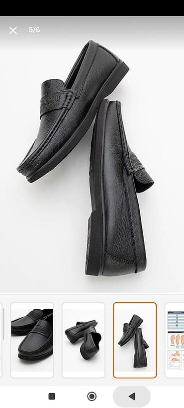 Qadın ayaqqabıları: Heqiqi deri 43razmer makasin,klassik model kişi ayaqqabısı,adres — 2