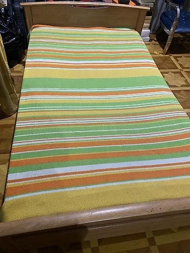 dekor şar: Təknəfərlik çarpayı, Bazasız, Matras ilə, Siyirməsiz — 1