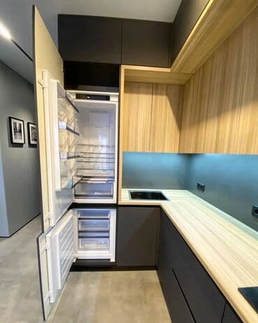 nerj çən: Sifarişlə mətbəx dəsti, Özü çəkən petlələr, MDF, Kredit var, Pulsuz çatdırılma — 2