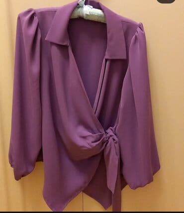 massimo dutti azərbaycan: ZARA qadın bluz - Modell: kəsişən önlü, yan tərəfdən bağlamalı — 2