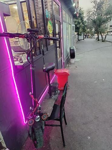 Elektrik nəqliyyatı: Güclü elektrik skuter tecili satilir! - İki ön farlı güclü — 1