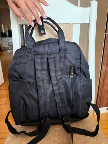 Qara rəngli çoxfunksiyalı bel çantası (GNEI Fashion – Classic