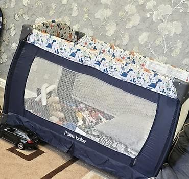 Pamo Babe uşaq beşiyi/oyun manjeri - Portativ qatlana bilən