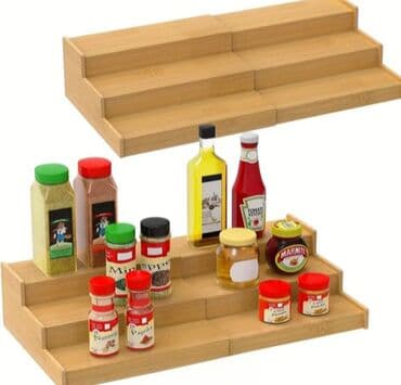 Maskalar, eynəklər: Tənzimlınən düzənləyici rəf mətbəxinizdə hər şey göz önündə və — 5