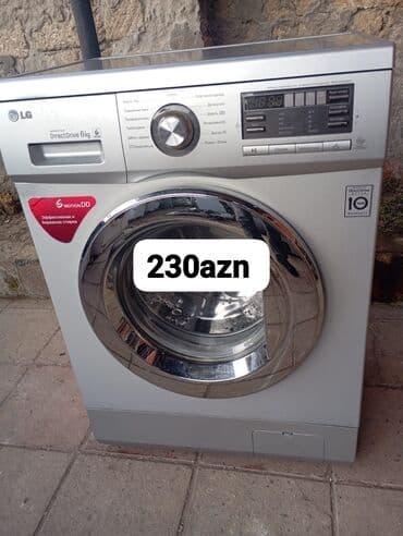 mini paltaryuyan maşın: Paltaryuyan maşın LG, 6 kq, İşlənmiş, Avtomat, Qurutmasız, Kredit yoxdur, Ünvandan götürmə, Ödənişli çatdırılma — 1