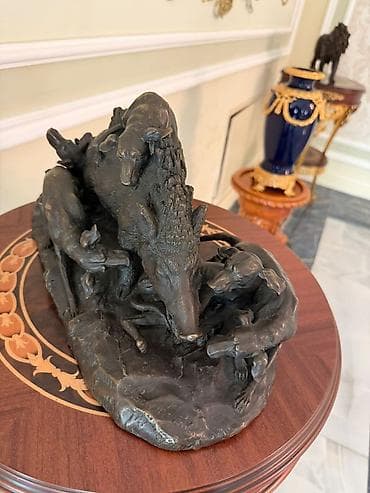 Antik üslubda dekorativ əşyalar və mebellər toplusu - Boulle — 8