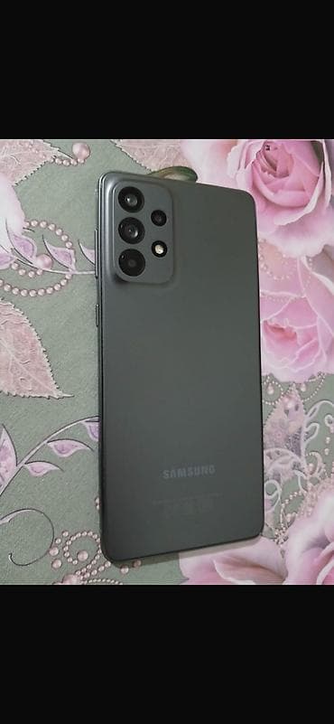 samsung note 07: Samsung Galaxy A73 5G, 128 GB, rəng - Göy, Barmaq izi — 2