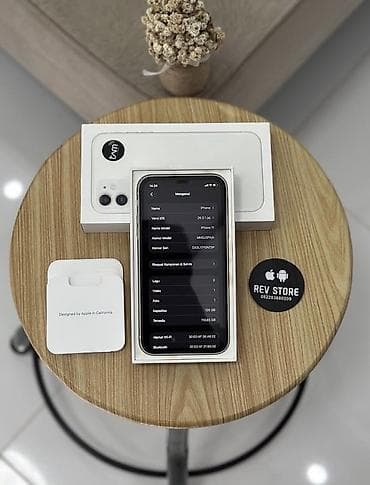 iphone 12 pri: IPhone 11, 128 GB, Ağ, Zəmanət, Kredit, Simsiz şarj — 3