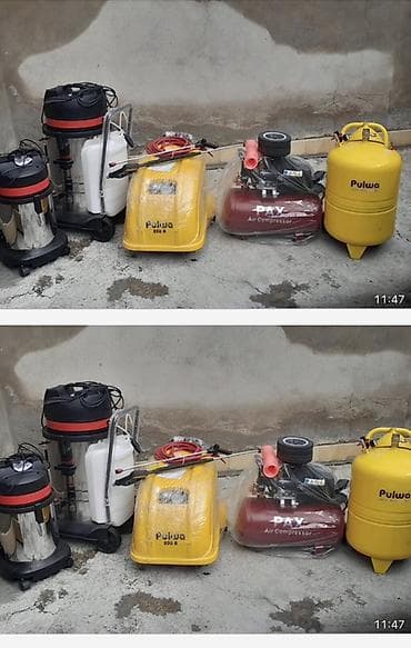 Avtoyuma avadanlıqları dəsti Tərkib: - İki ədəd sənaye tipli tozsoran