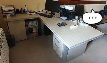 Ofis mebelləri dəsti Tərkibi: - L formalı iş masası: geniş üst səth