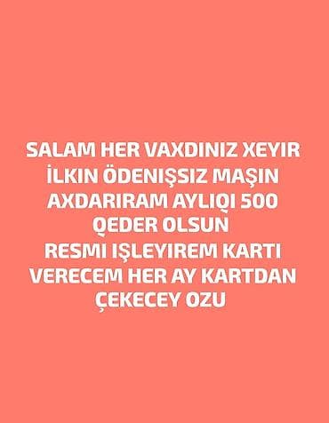ucuz masin satişi: İlk ödənişsiz avtomobil axtarışı. Aylıq ödəniş: 500 AZN-ə qədər. Rəsmi — 1