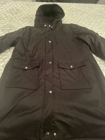 kurtka qadin ucun: AMISU qadın parkası – EU 44 (US/CA 14) - Rəng: qara - Uzun model — 4