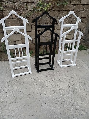 payiz sekilleri instagram: Ağacdan paltar dayağı – valet stendi - Material: bərk təbii ağac — 3