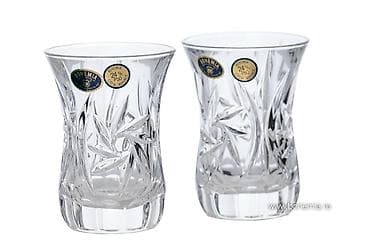 cay servis: Çay dəsti, Xrustal, Bohemia, 6 nəfərlik, Çexiya — 2