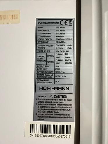 kondisioner 100 kv: Kondisioner Hoffmann, Yeni, 100-dən çox kv. m, Daxili blok, Kredit yoxdur — 5