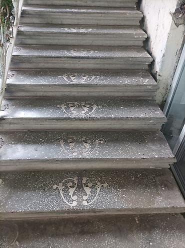 step deke cena: Mərmər mozaika naxışlı pilləkən pillələri eni 1 metr 50 sn dir 17 eded — 3
