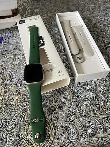 saat alisi: İşlənmiş, Kəmər, Apple, Silikon, rəng - Yaşıl — 1