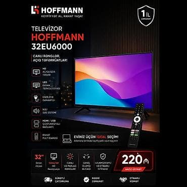 tesdir: Hoffmann televizorlar seriyası – eviniz üçün ideal seçim! 32EU6000 - — 1