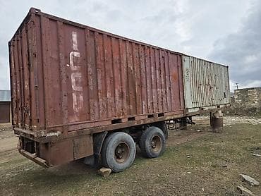 qosqu: Yük konteynerli yarımqoşqu - Tip: İki oxlu yarımqoşqu, üstündə metal — 2