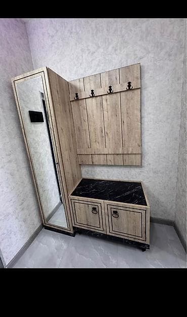 2 qapılı, Güzgülü, Digər rəng, Digər material, Açılan, Düz dolab — 1