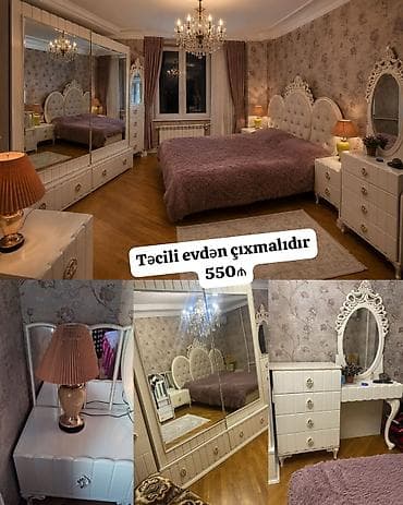 F89Endirim olundu 🛑🛑Yataq dəsti satılır 550₼. Matrası var.Ünvan