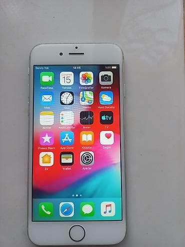 IPhone 6, 16 GB, Gümüşü, Barmaq izi lalafo.az -da IPhone 6, 16 GB, Gümüşü, Barmaq izi