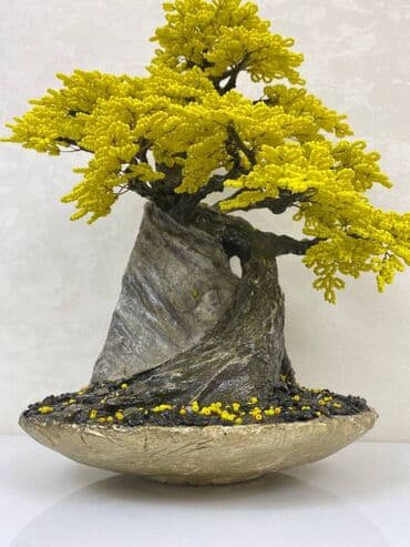 bonsai ağacı haqqında məlumat: Fiqur, Gips, rəng - Sarı — 7