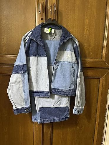 acki sekilleri: Adidas Originals x KSENIASCHNAIDER denim dəst - Model: Adidas — 1