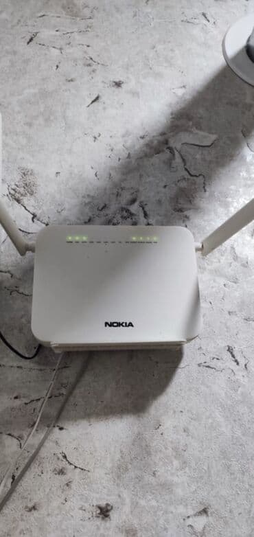saz internet: Nokia simsiz router - Brend: Nokia - Rəng: ağ - İki ədəd xarici — 1