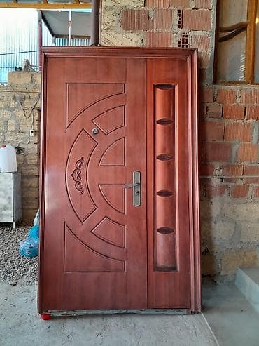 ремонт замков дверей: Б/у Входная дверь 90х220 см C замком и рамой, С гарантией, Самовывоз — 4