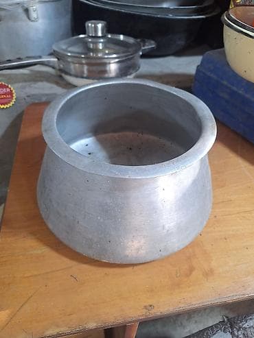 koko pit: Qazan, rəng - Gümüşü, Alüminium, 5-dən çox l, 30 sm, Lacor, Azərbaycan — 3