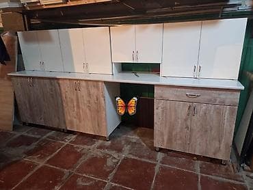 iwlenmiw metbex mebelleri: Mətbəx mebeli satılır. - Ölçü: 303 sm - Rəng və dizayn: Üst dolablar — 1