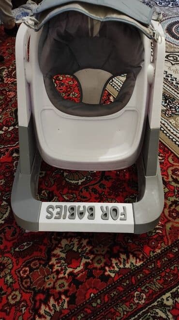 Ингаляторы, небулайзеры: Uşaq gəzdirəni / yürütəci - Rəng: boz-ağ - Ön hissədə “FOR BABIES” — 2