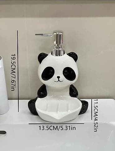 kontakt home redmi note 14: • SİFARİŞLƏ GƏTİRİLİR 🛍️ • Panda formalı 2‑in‑1 maye sabun dispenseri — 2