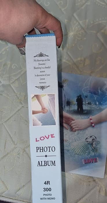 labubu şekili: LOVE Photo Album – 4R, 300 şəkil, memo bölməli - Tip: Foto albom - — 2