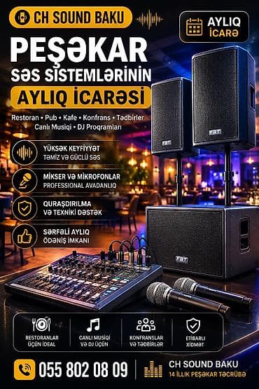 Yeni RCF Kolonka, Növ - Akustik, rəng - Qara