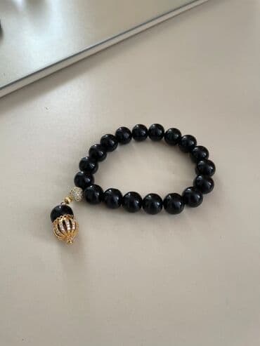 Tofas: 01.01.2026 cı ilde hazirlanib tesbeh Oniks dasidi aksesuarlar hamisi — 1