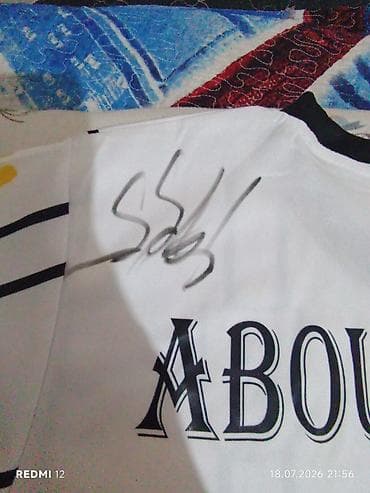 Личные вещи: Məhsul: Futbol köynəyi – “ABOUBAKAR” 45 arxa yazılı, ağ rəngdə Neftçi — 3
