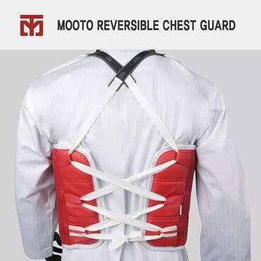 i̇dman aləti: Taekvondo sinəliyi "Mooto". Razmerləri var: 0-1-2-3-4 Metrolara və — 7