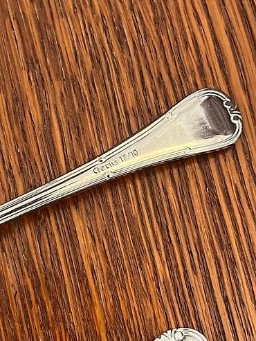 cay stekani: Məhsul: Gorus 18/10 paslanmayan poladdan qaşıq dəsti • Tərkib: 12 — 2