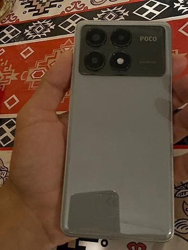 lil solid dual: Poco X6 Pro 5G, rəng - Gümüşü, Sensor — 3