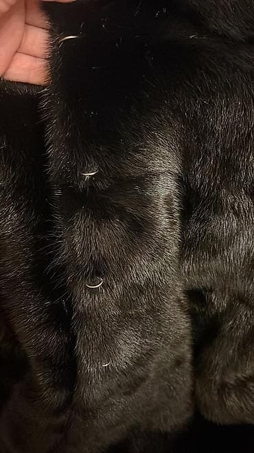 qis donlari: Təbii xəz palto - Material: yüksək keyfiyyətli tülkü xəz panelləri — 6