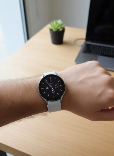 samsung a54 kontakt home: Yeni, Smart saat, Samsung, Аnti-lost, rəng - Bej — 2