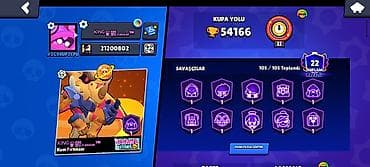 pubg random hesap: Brawl Stars oyunu üçün yüksək səviyyəli hesab Salam hesab 105/105 — 1