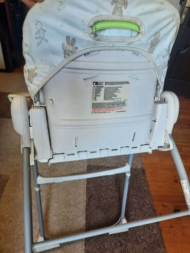 детский компьютерный стул: Uşaq yemək stulu - Yumşaq, naxışlı oturacaq və bel dəstəyi; arxada — 3