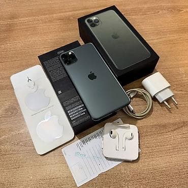 iphone 7 plus baku: IPhone 11 Pro Max, 64 GB, Matte Midnight Green, Face ID — 7